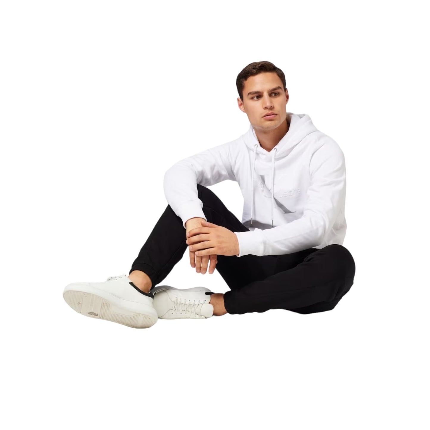 Felpa Con Cappuccio Uomo Calvin klein Jeans Seasonal Monologo Regular J30J320805