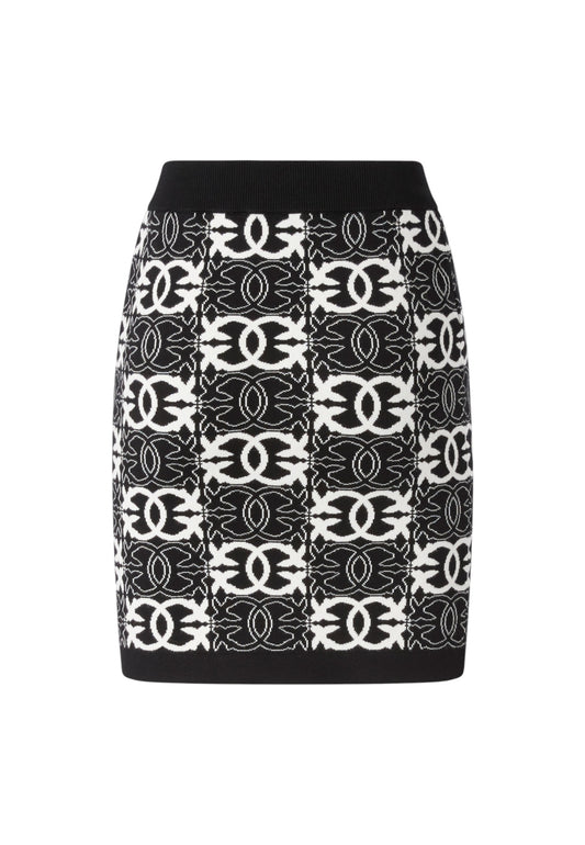 Gonna Corta Donna Pinko Logo Allover Bang Bang Minigonna 106040A2YD