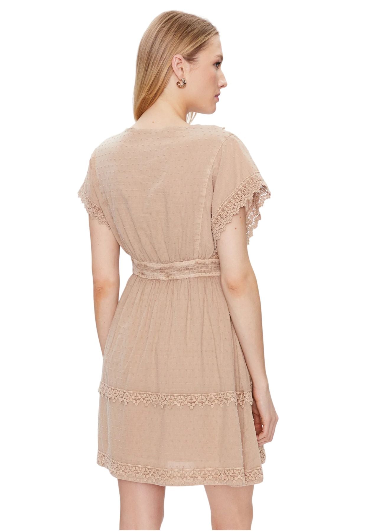 Vestito Corto Donna Guess Flare Valeria W3GK47WFDN0