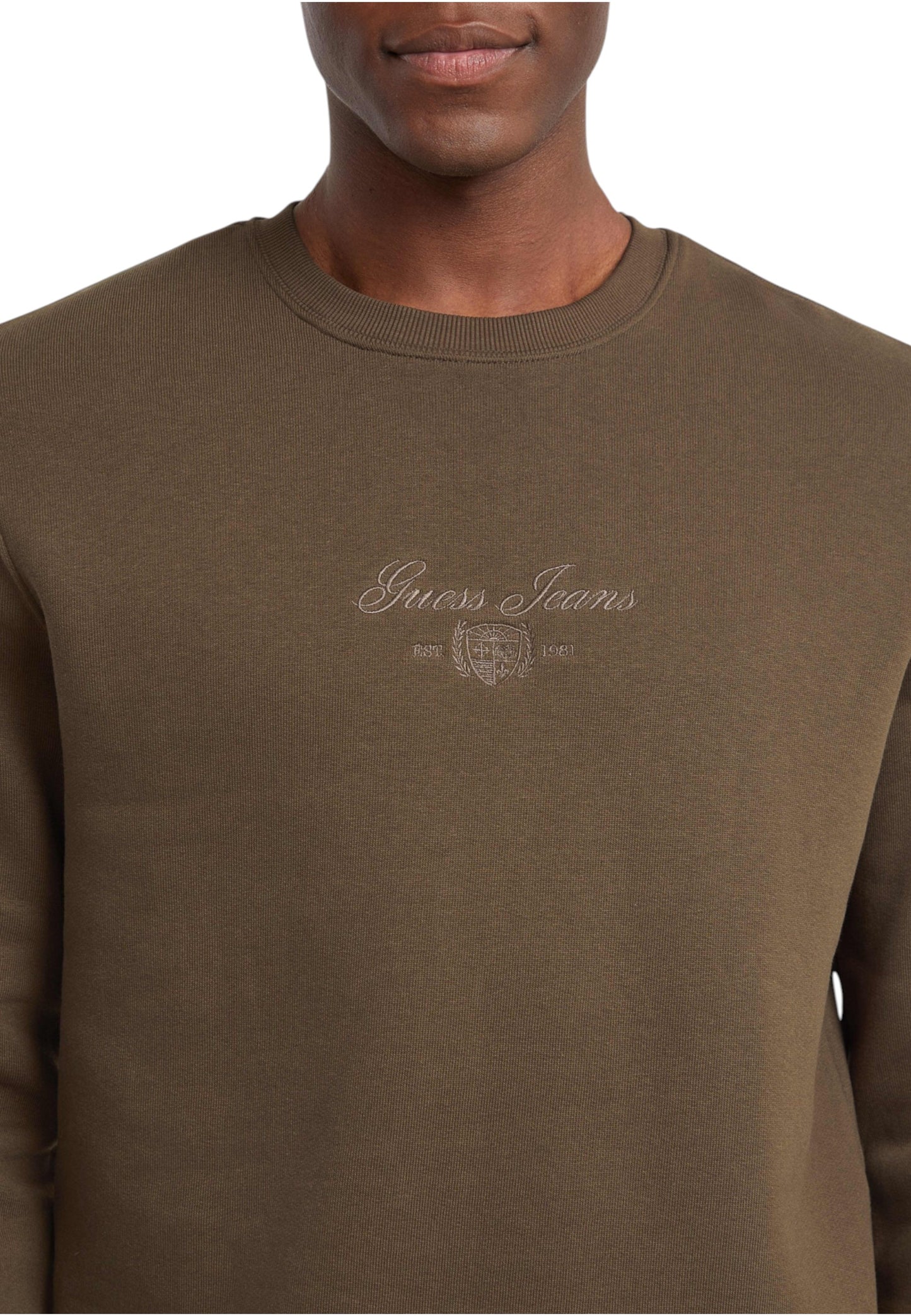 Felpa A Girocollo Uomo Guess Gj Slim Script M5BQ35K9V31