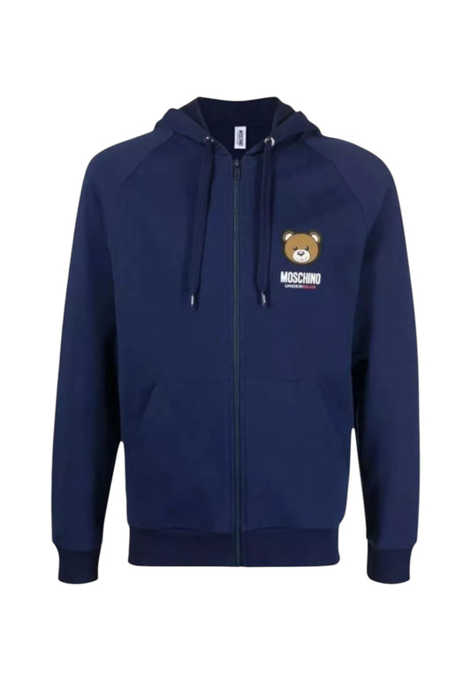 Felpa Con Zip Uomo Moschino   232V1A17894413