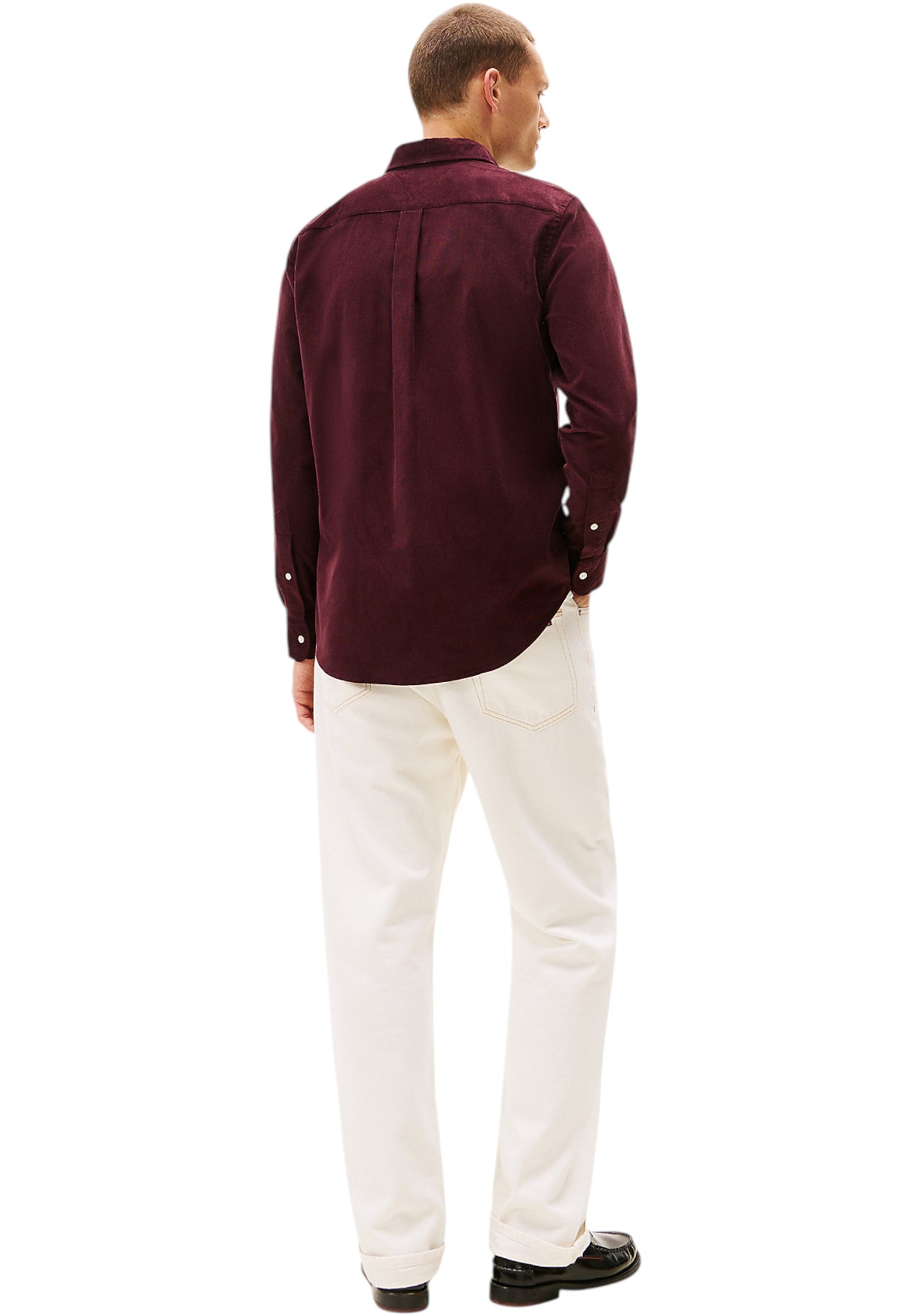 Camicia Manica lunga Uomo Tommy Hilfiger  Solid Corduroy Rf Sh MW0MW40486