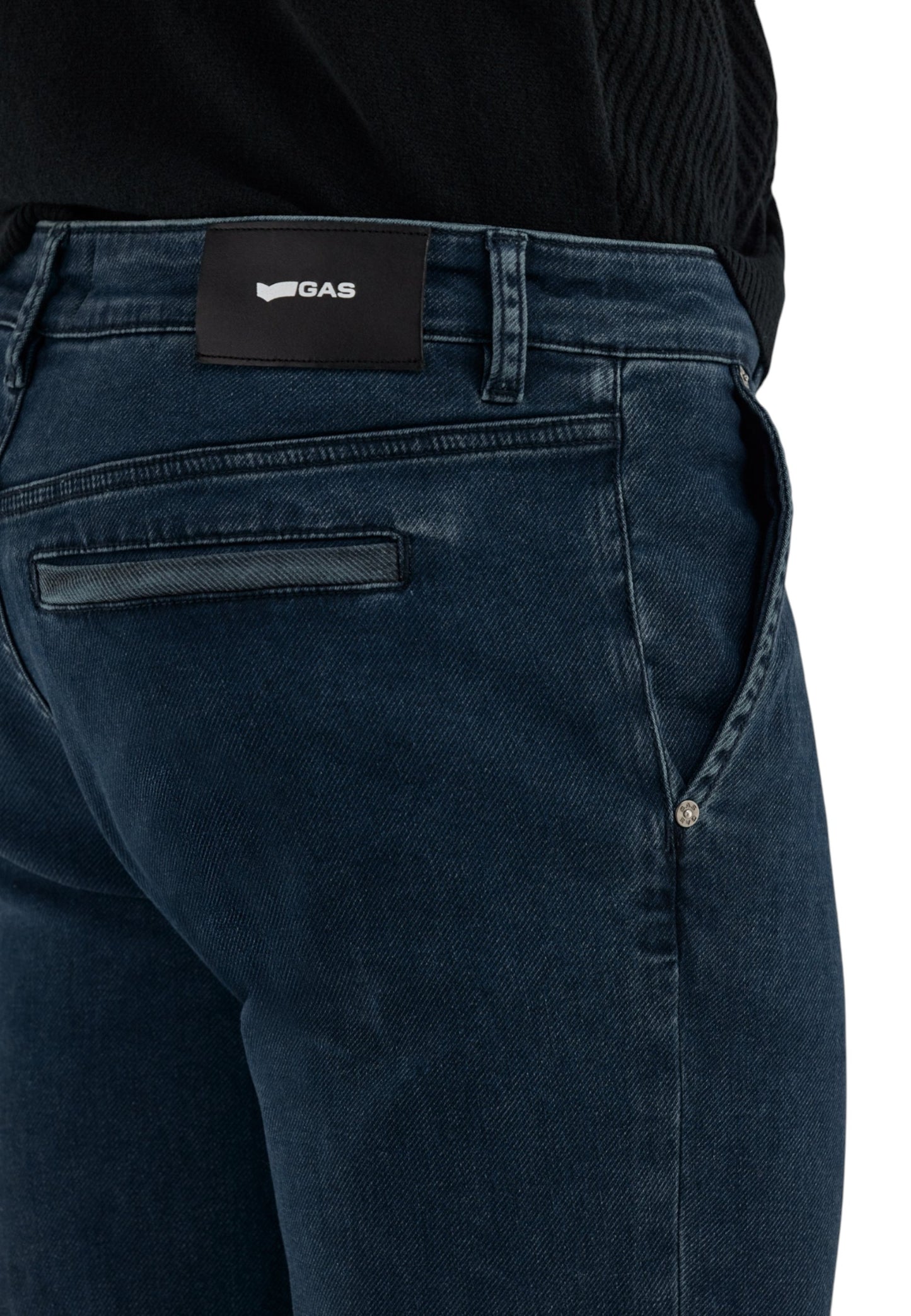 Jeans Skinny Fit Uomo Gas  Sax Zip Chino 351597020760