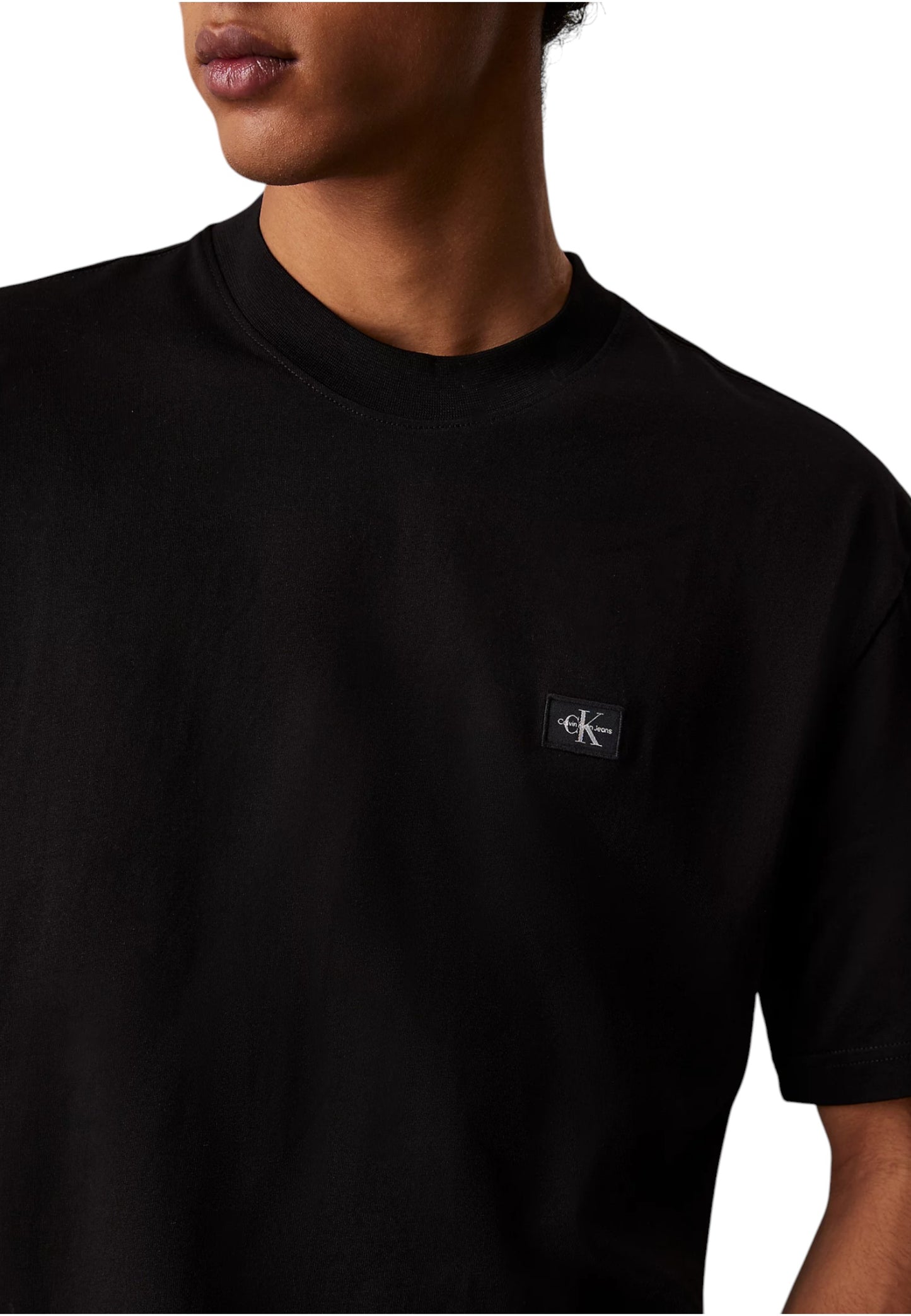 T-Shirt Manica Corta Uomo Calvin klein Jeans  Woven Label Relaxed