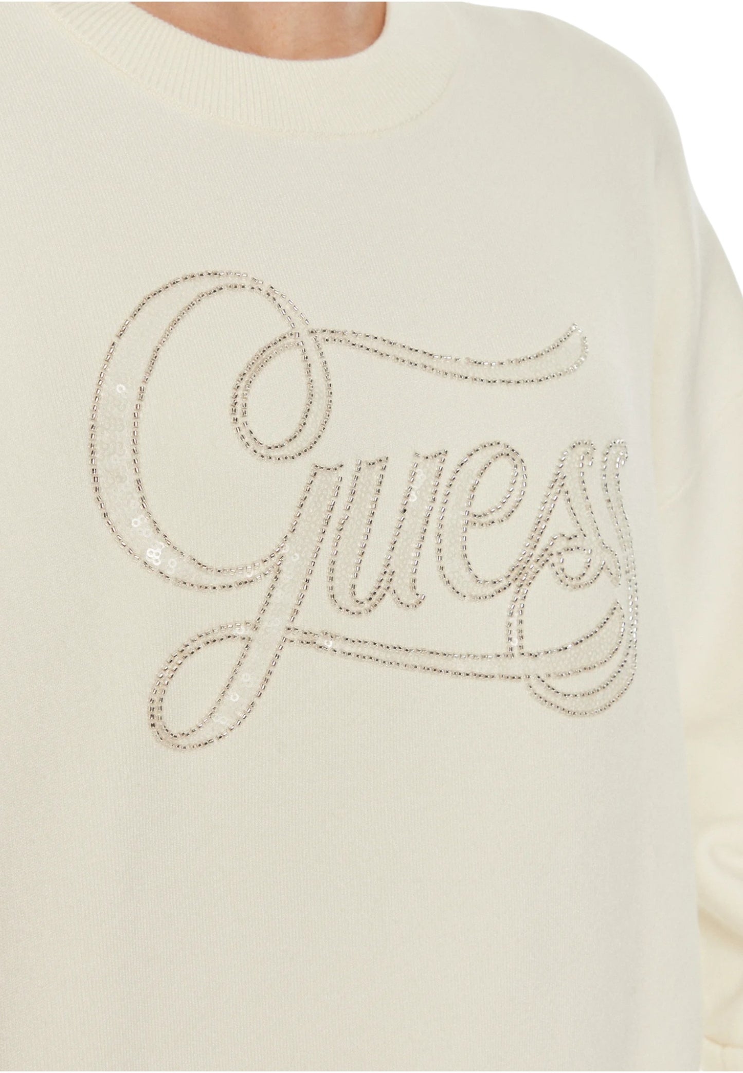 Maglione A Girocollo Donna Guess Laura Logo W4BR07Z26I2