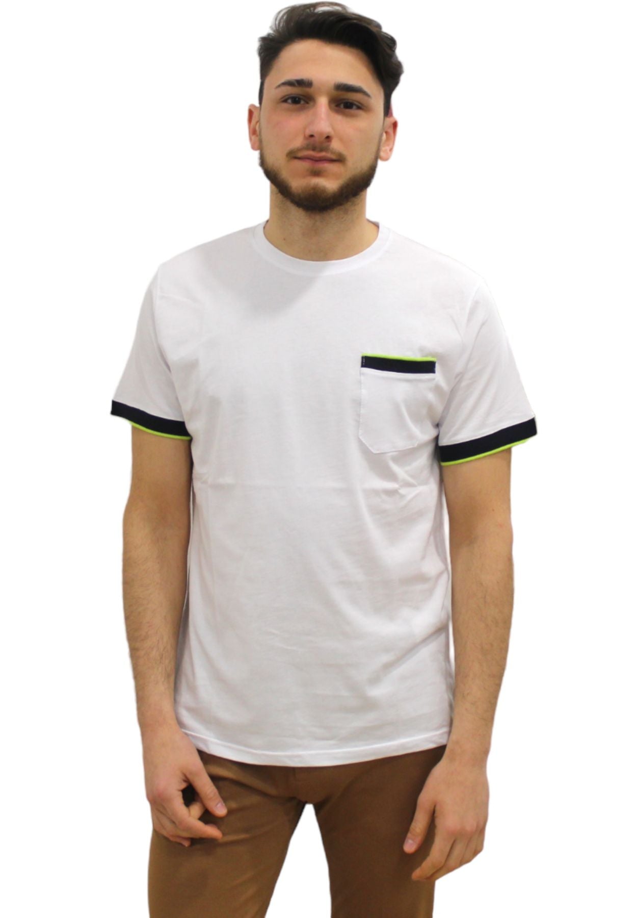 T-Shirt Manica Corta Uomo QB24 Akir Real Tsh Dritta CFC0110877003