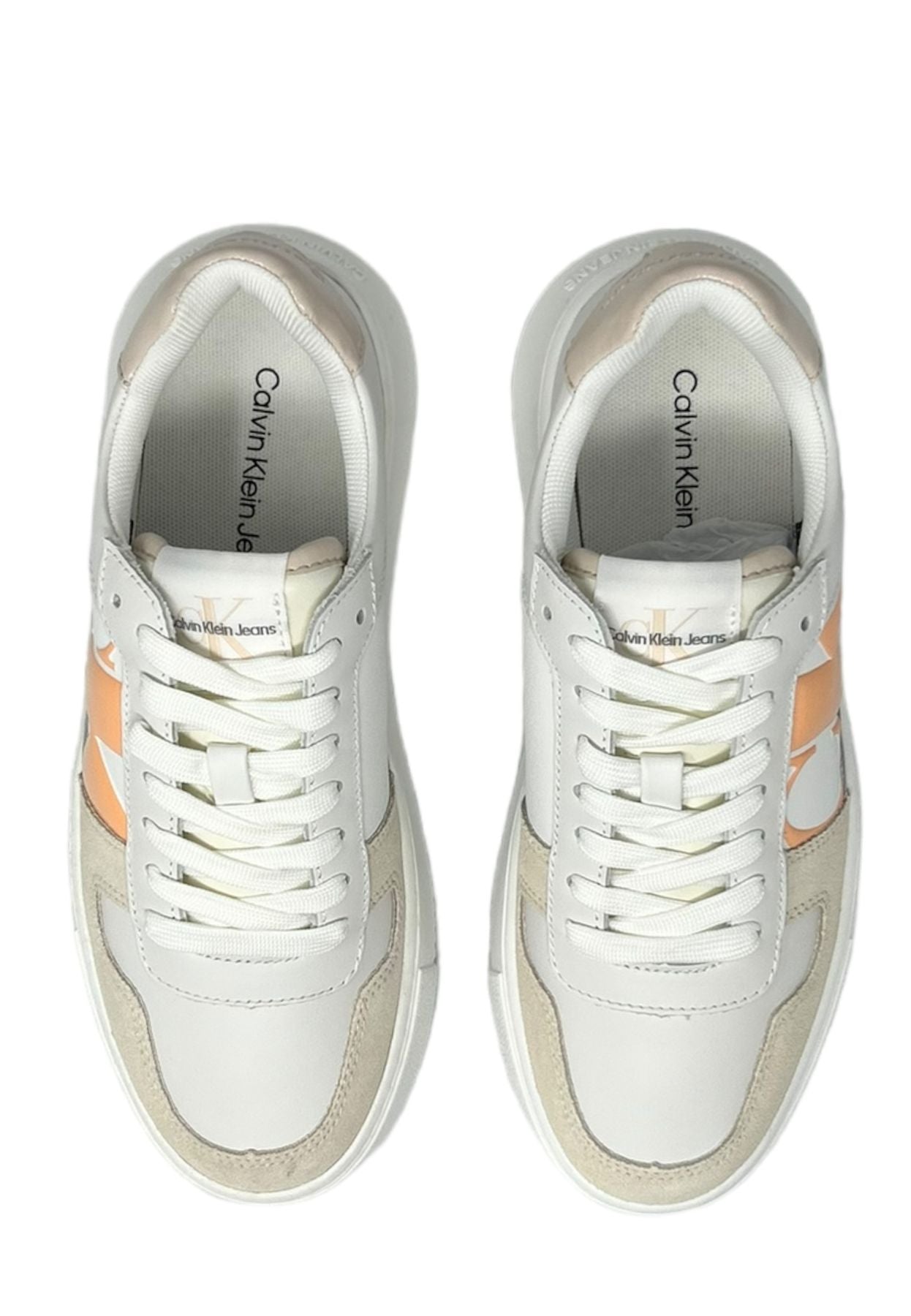 Sneakers Basse Donna Calvin klein Jeans Chunky Cupsole Low Mix Nbs Dc YW0YW01415