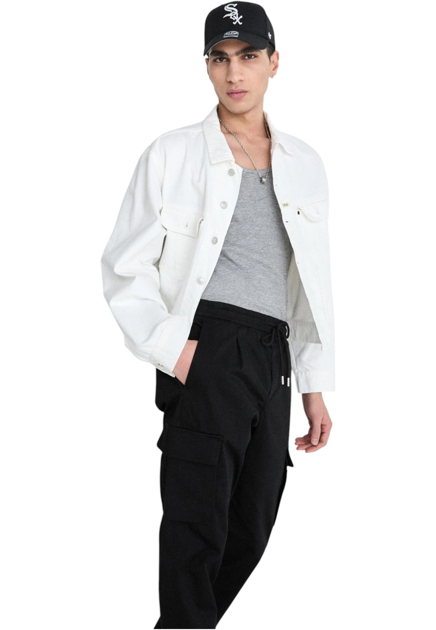 Pantaloni Cargo Uomo Replay In Twill