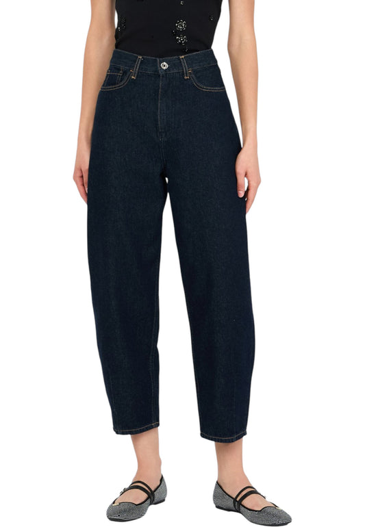 Jeans Balloon Fit Donna Liu Jo Vita Alta New Barrel UF5220D0283
