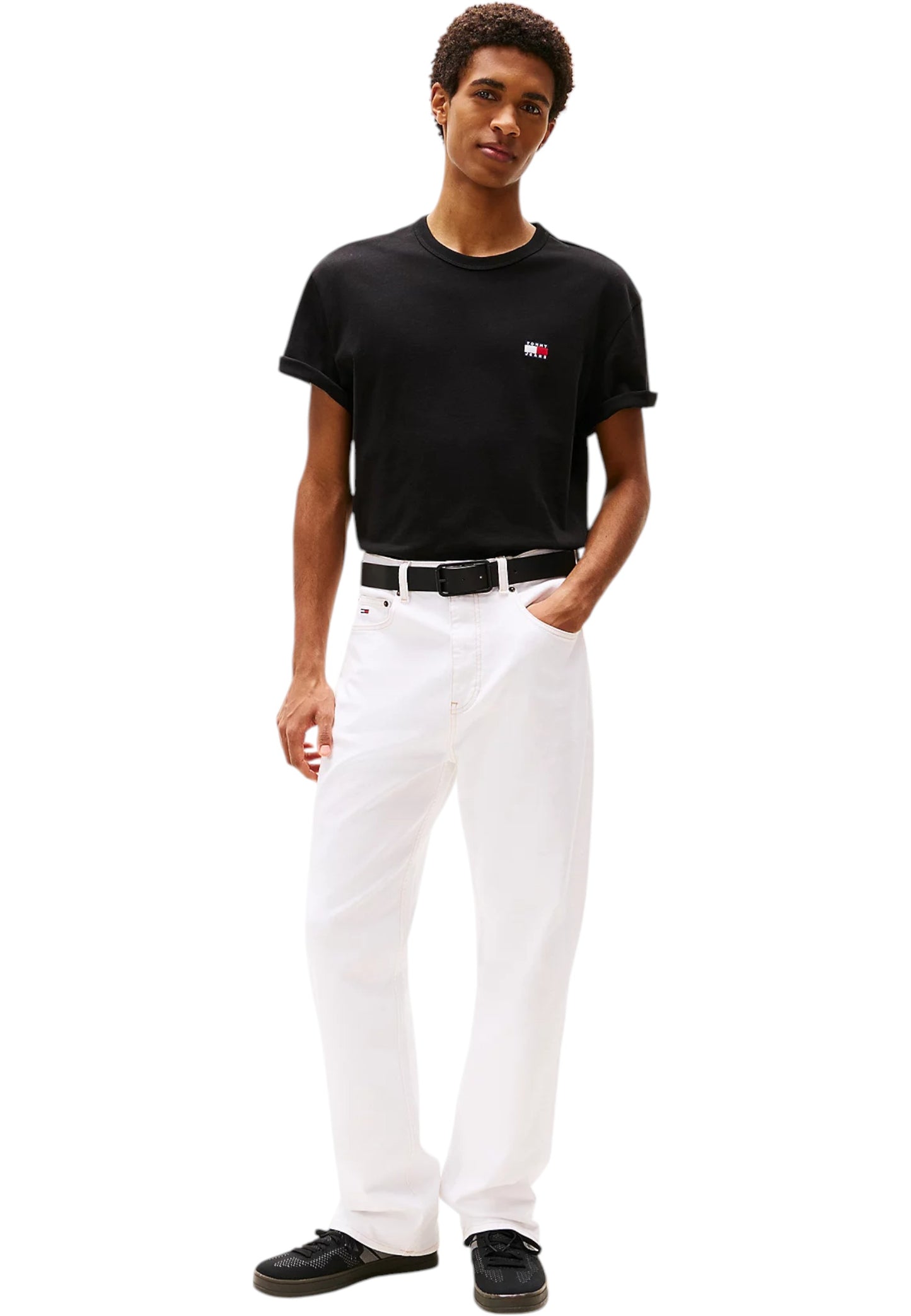 T-Shirt Manica Corta Uomo Tommy Jeans  Tjm Reg Badge Ex