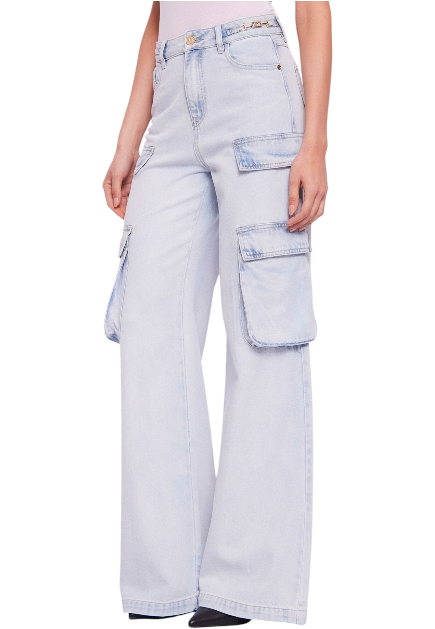 Jeans Cargo Donna Gaudi