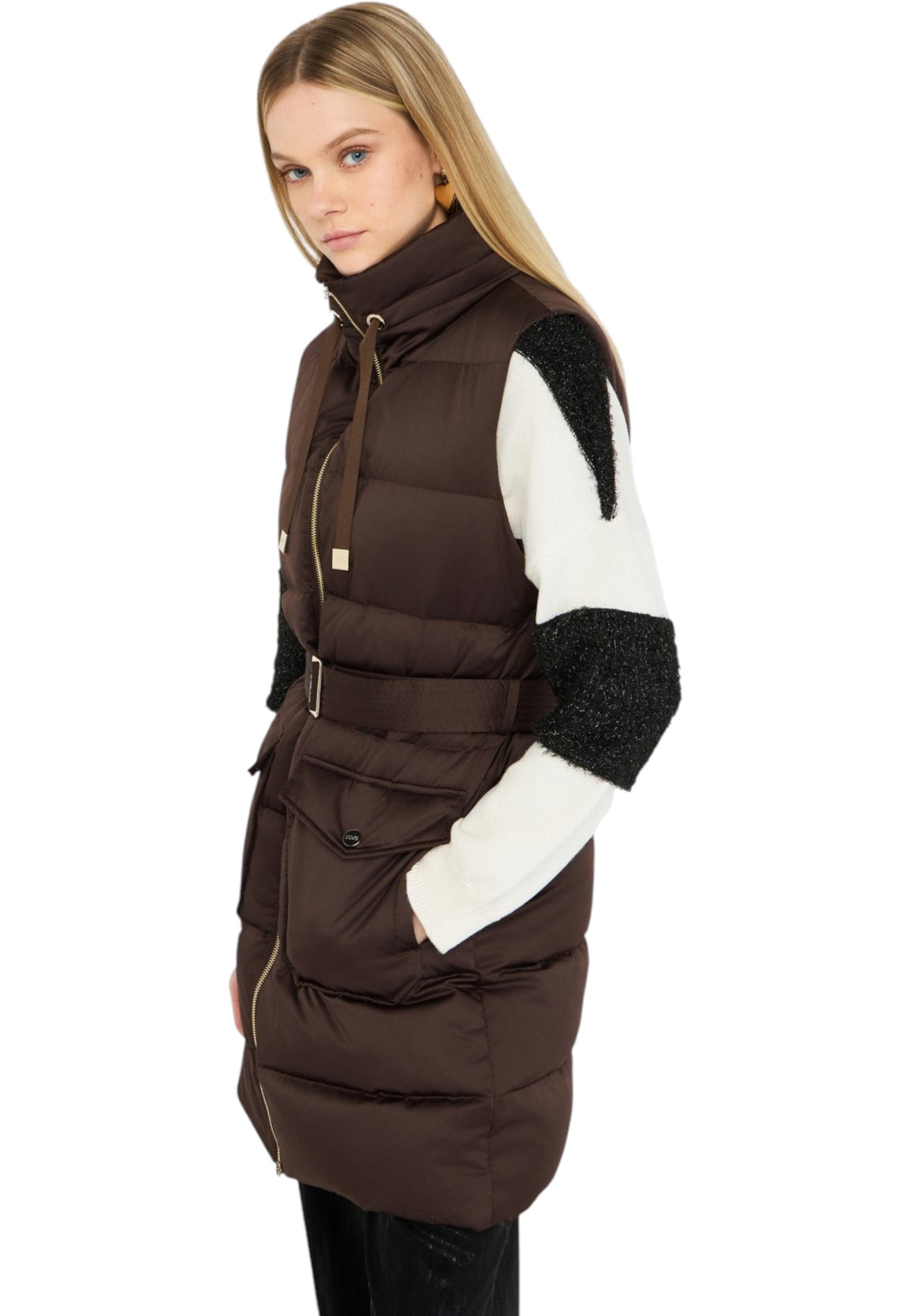 Gilet Donna Liu Jo Lungo Imbottito MF5292T017A