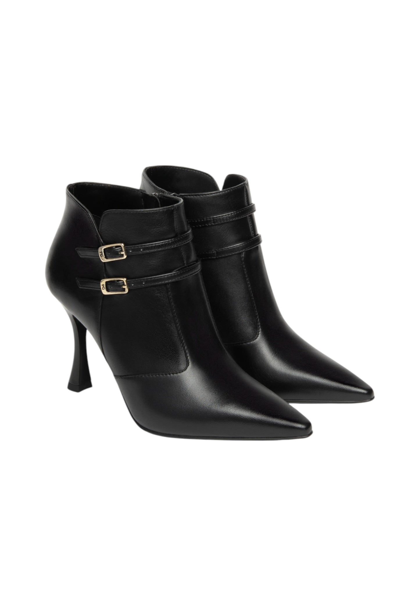 Stivaletti Tronchetti Donna Nero Giardini Tacco a Rocchetto 9,5 cm I514492DE