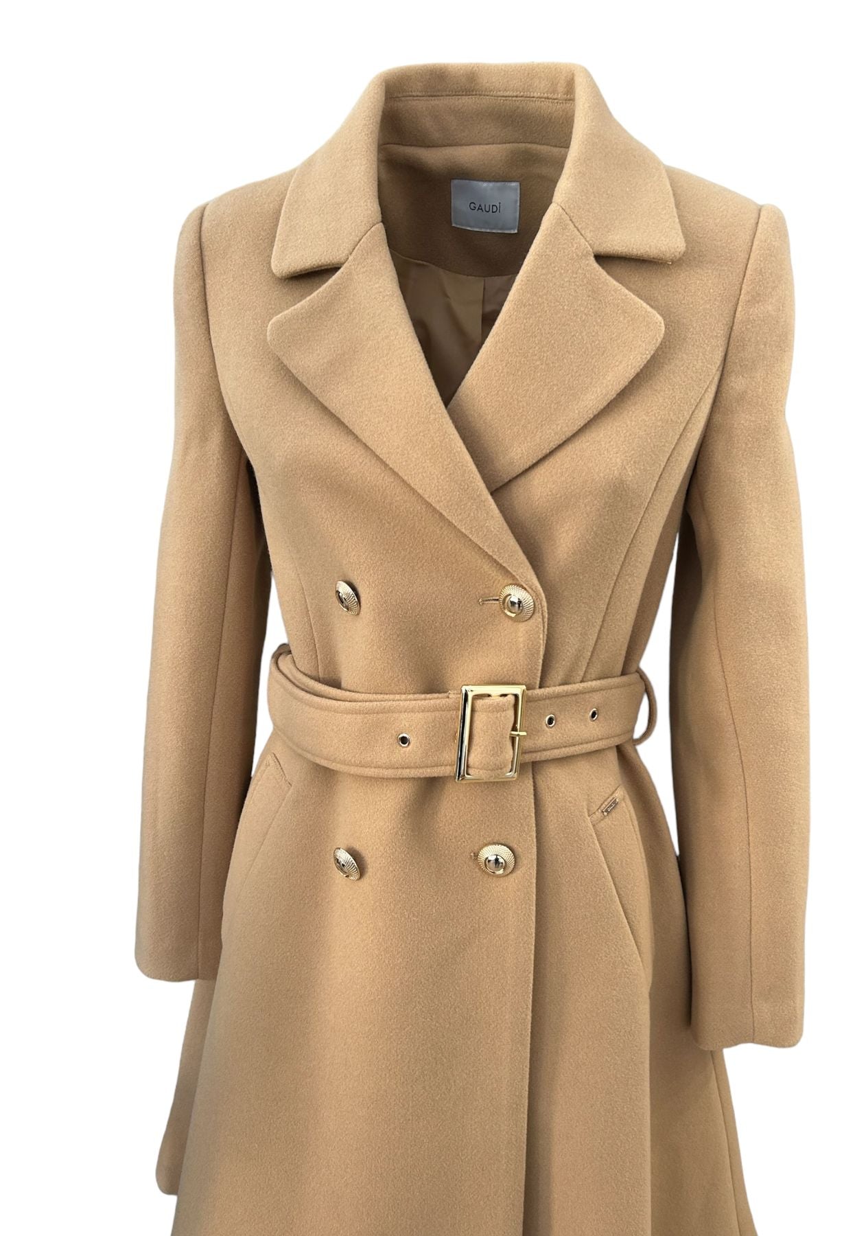 Cappotto Donna Gaudi Doppio Petto Con Cintura 321FD35010