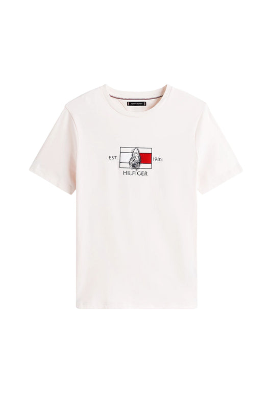 T-Shirt Manica Corta Uomo Tommy Hilfiger  Hilfiger Flag Sailin