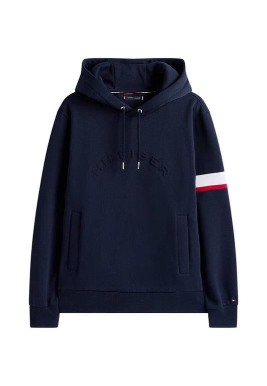 Felpa Con Cappuccio Uomo Tommy Hilfiger  Rwb Insert MW0MW40479