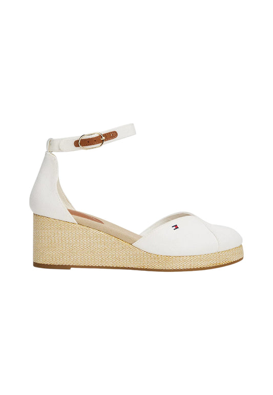 Sandali Con Zeppa Donna Tommy Hilfiger  Flag Closed Toe Mid Wedge