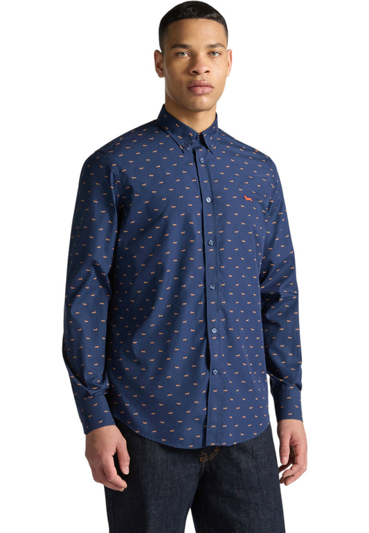 Camicia Manica lunga Uomo Harmont & Blaine Con Bassotti  CRP001S08799M