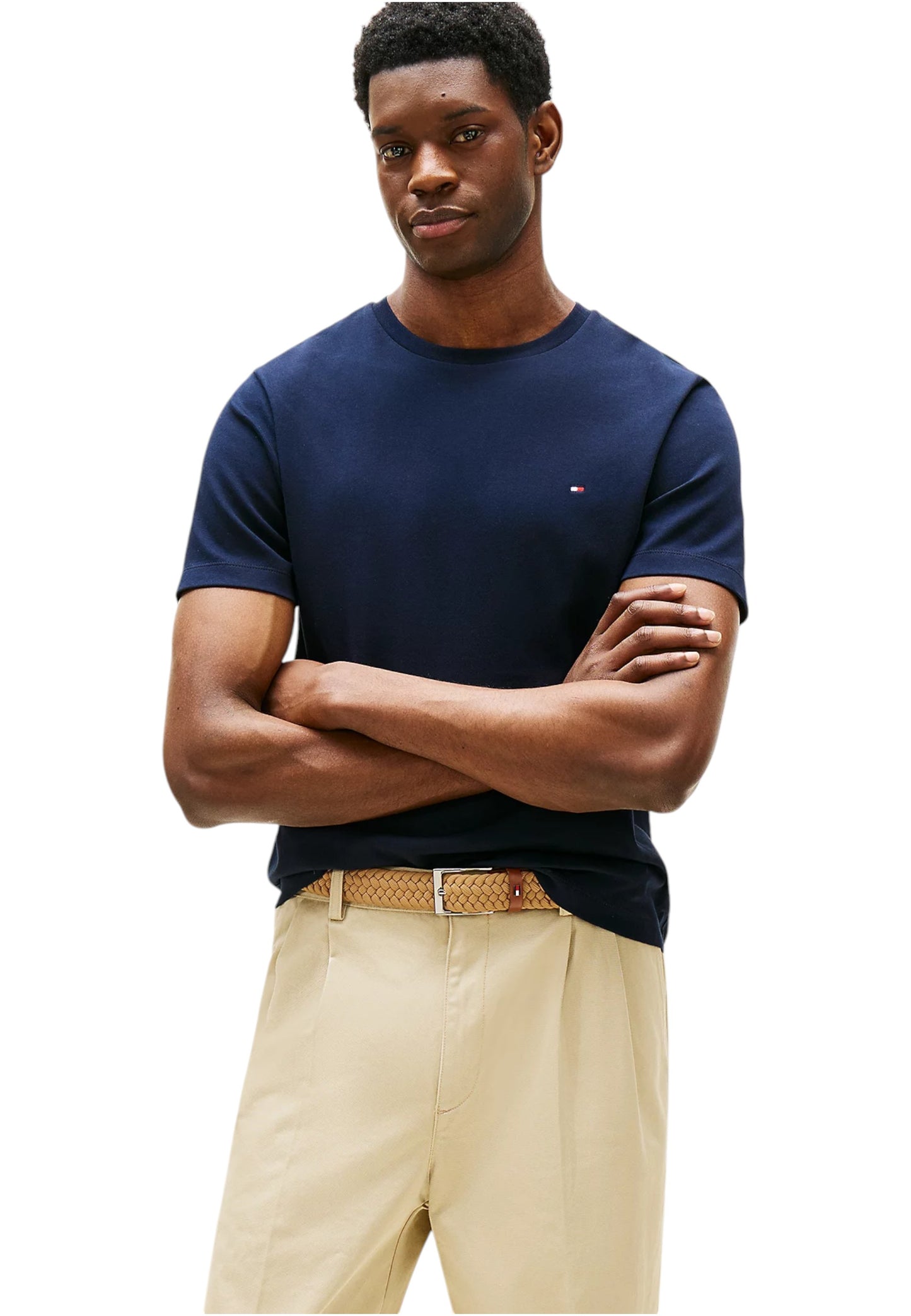 T-Shirt Manica Corta Uomo Tommy Hilfiger Light Interlock