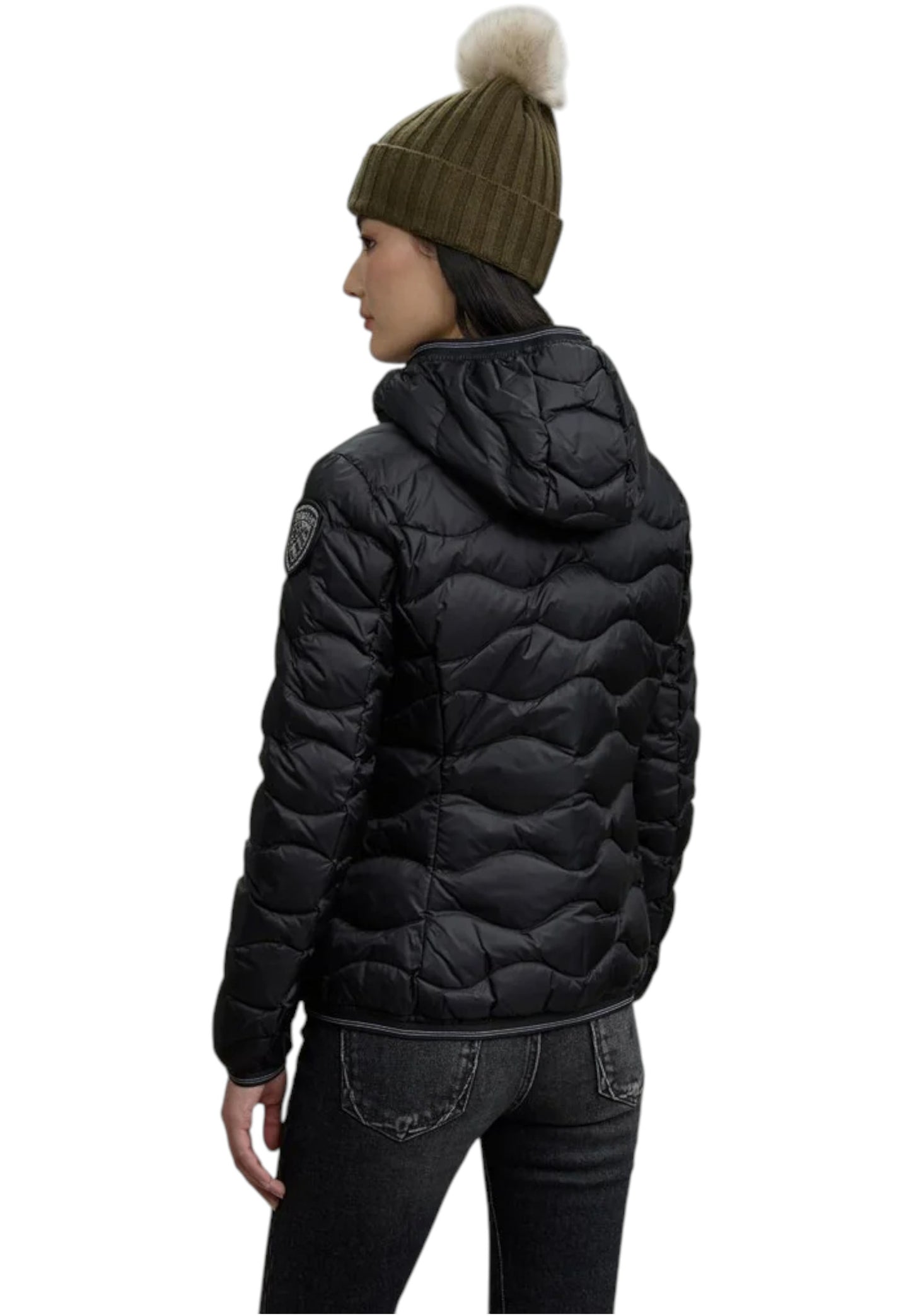 Piumino Corto Donna Blauer Camelia 25WBLDC03095