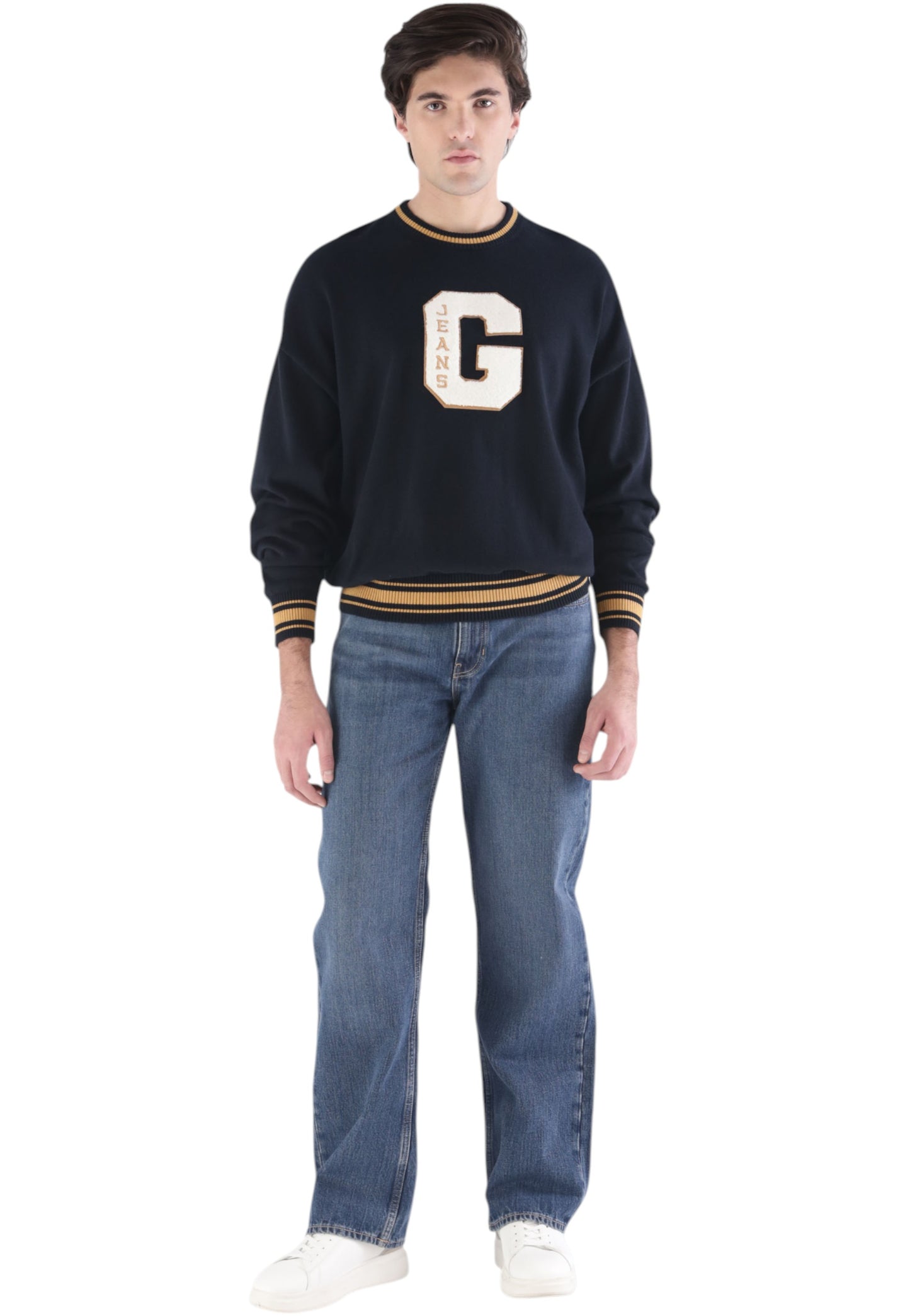 Maglione A Girocollo Uomo Guess Gj G Patch M5YR21Z3HM1