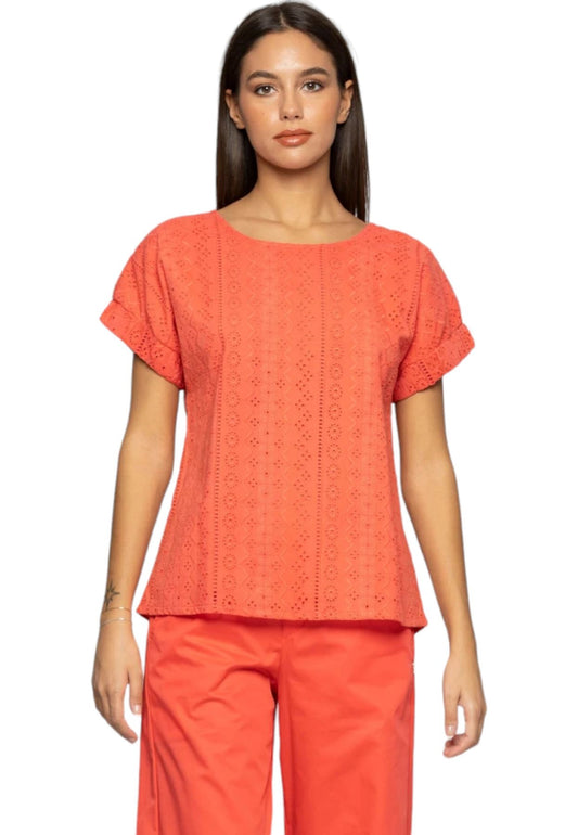 Blusa Manica Corta Donna Kocca   P24PBL1602ABUN0000