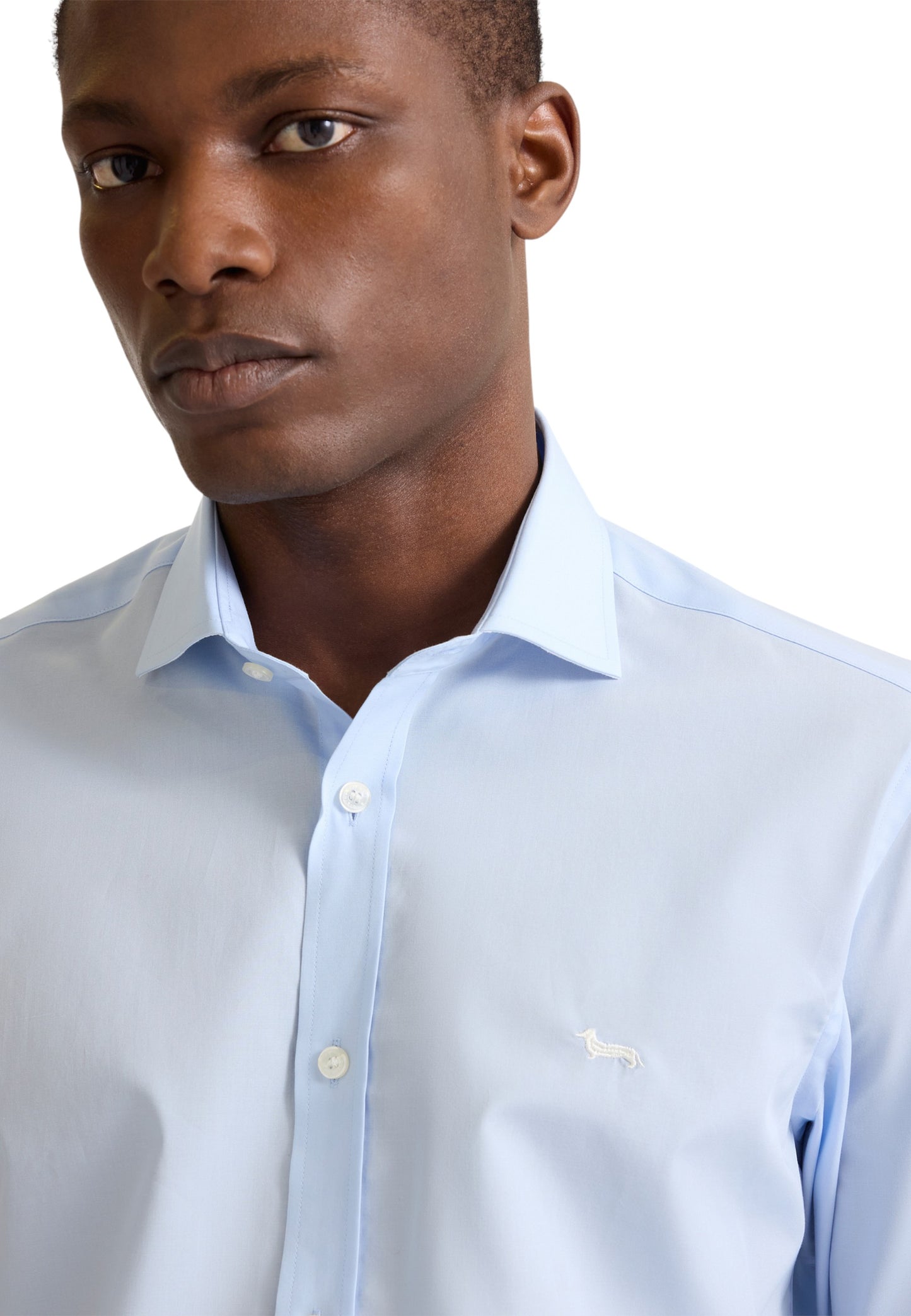 Camicia Manica lunga Uomo Harmont & Blaine in Popeline Stretch CNP011012523I