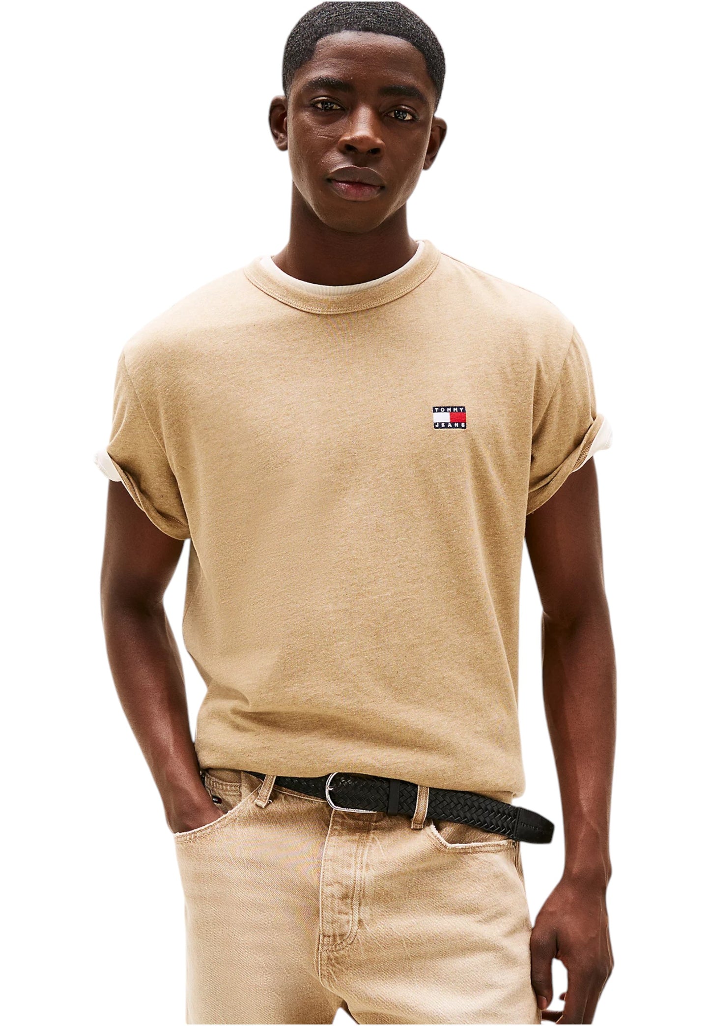 T-Shirt Manica Corta Uomo Tommy Jeans  Tjm Reg Badge Ex