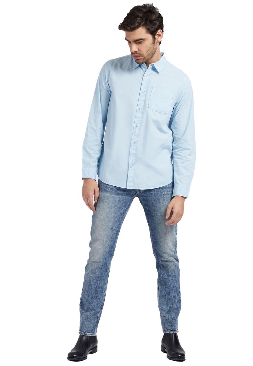 Camicia Manica lunga Uomo Guess Sunset M1YH20W7ZK1