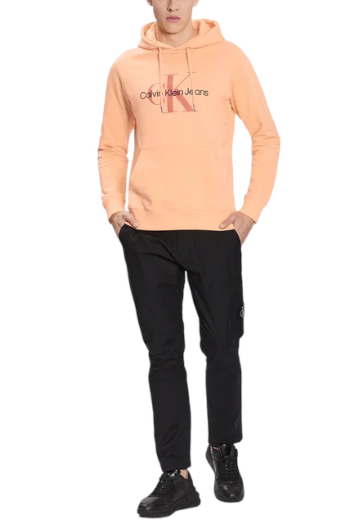 Felpa Con Cappuccio Uomo Calvin klein Jeans   J30J320805
