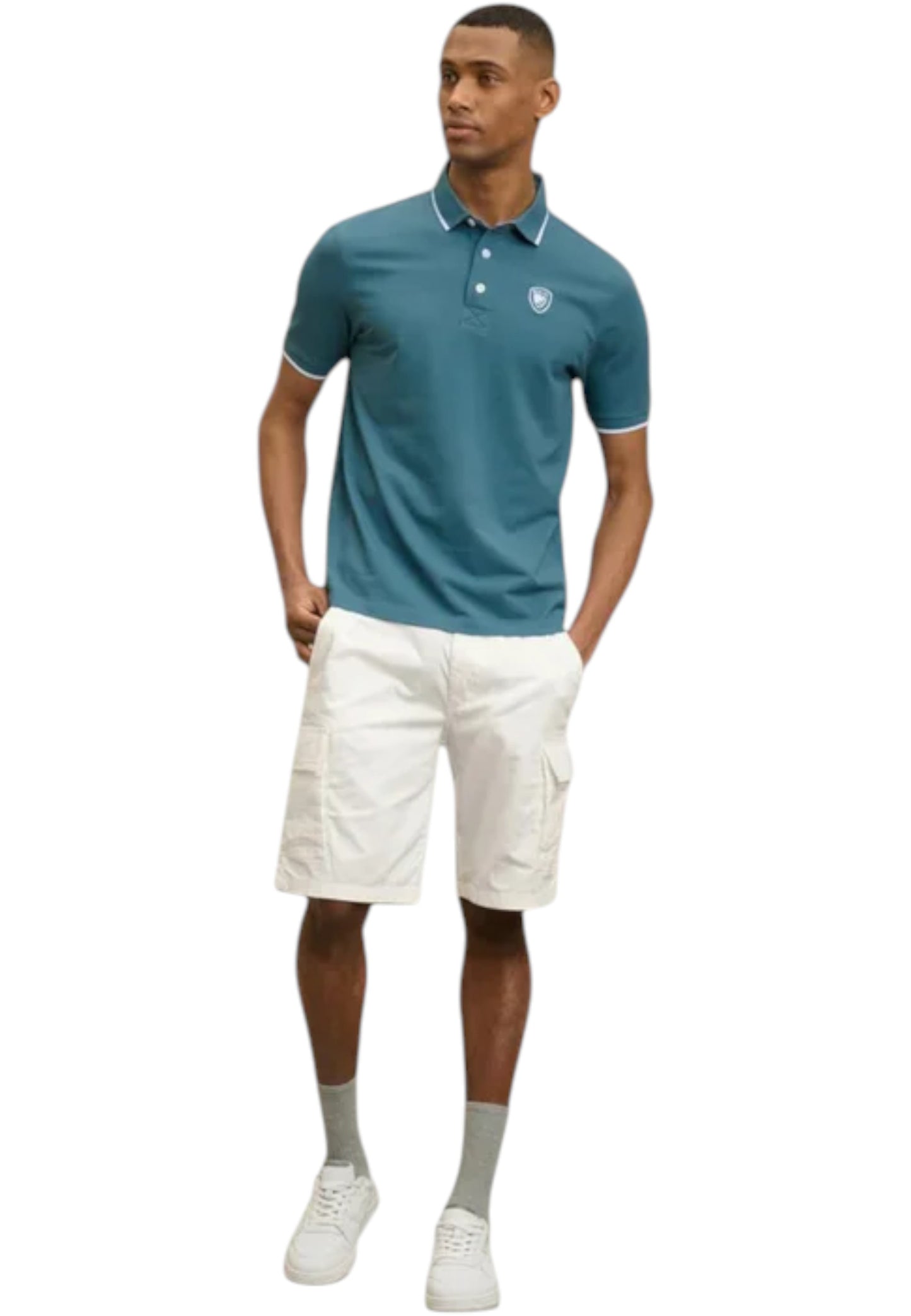 Polo Manica Corta Uomo Blauer