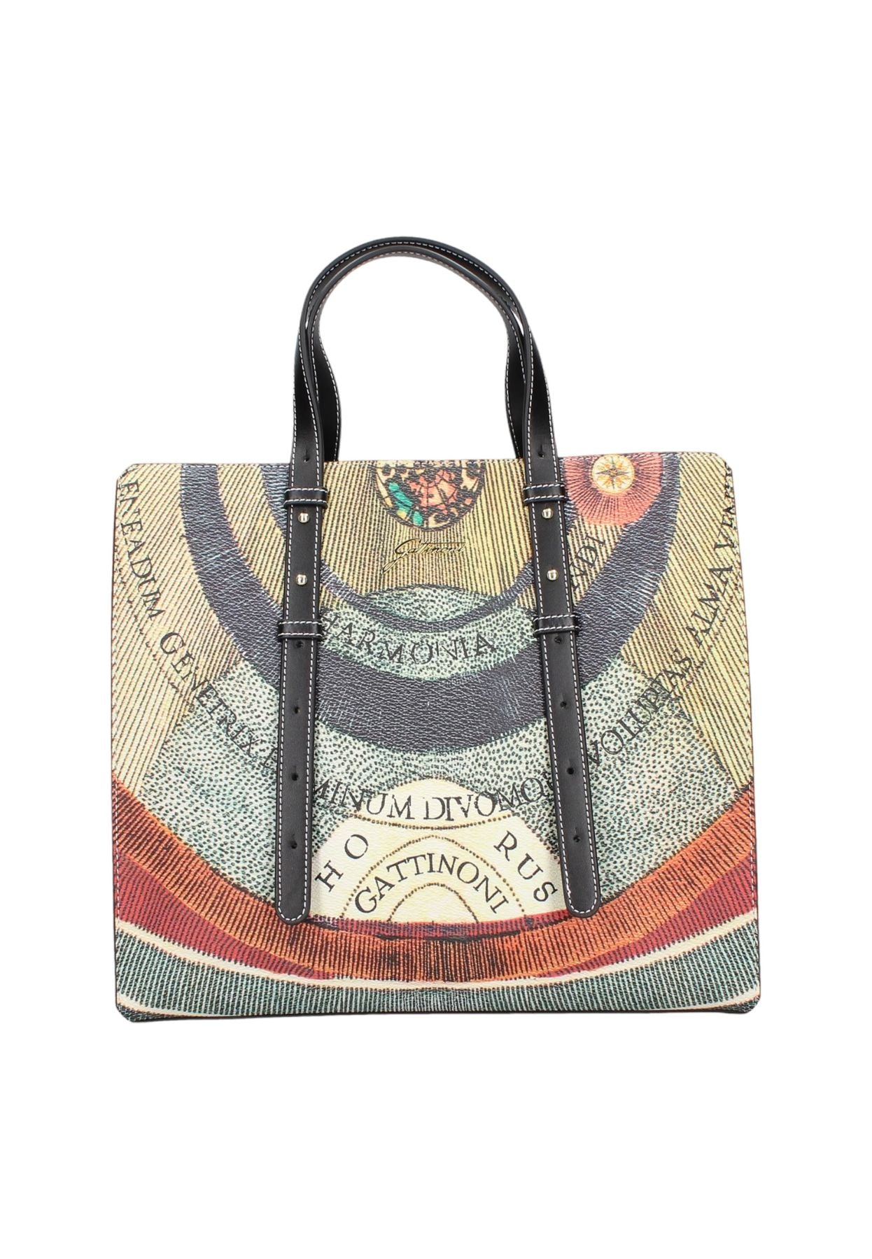 Borsa A Mano Donna Gattinoni Large Double Handle Planetarium BEGPL8132WPQ