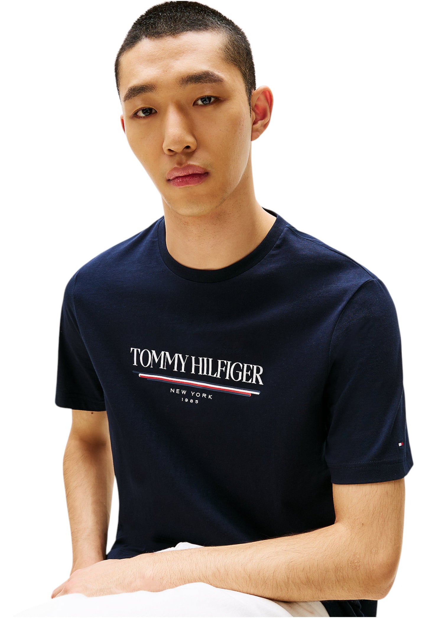 T-Shirt Manica Corta Uomo Tommy Hilfiger  Brand Love Hilfiger MW0MW40324