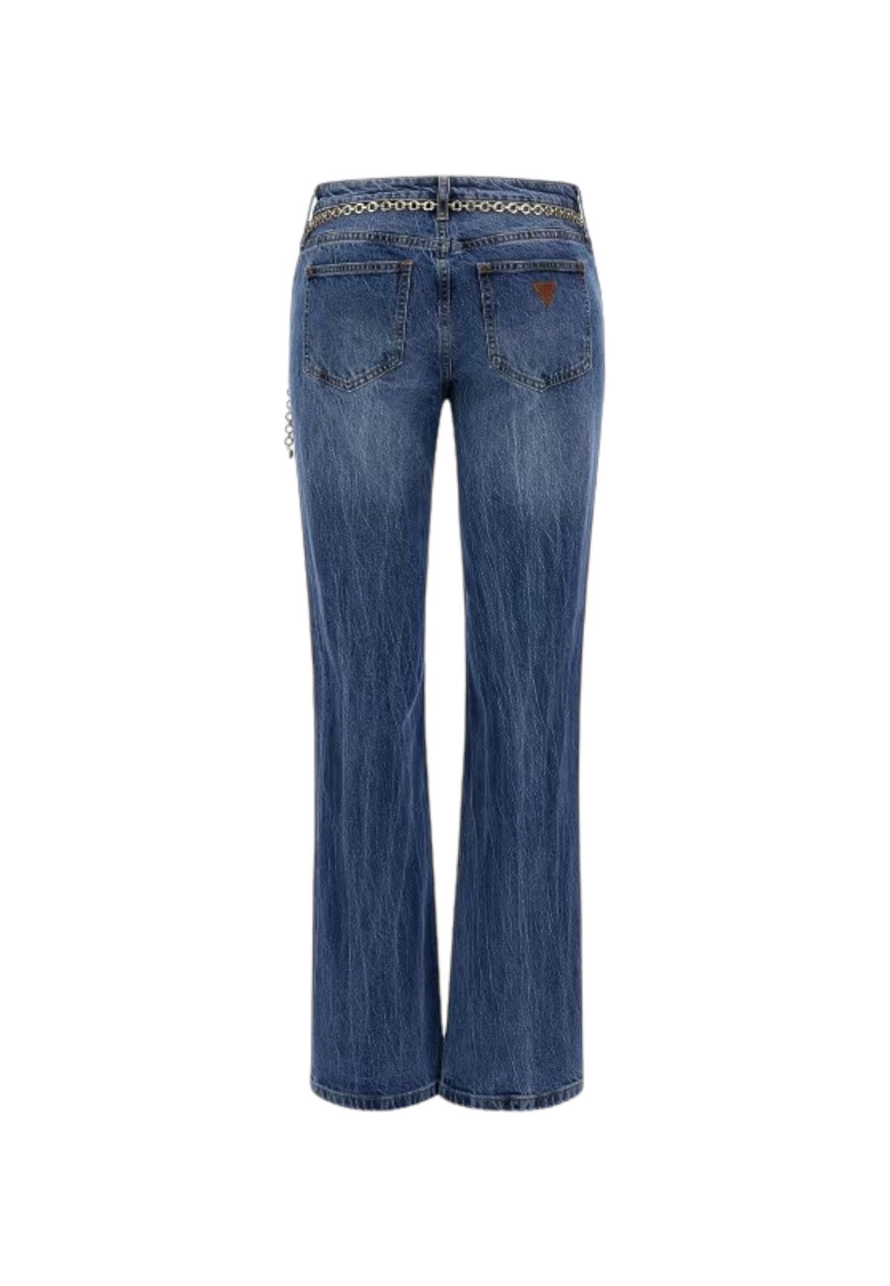Jeans Donna Guess G-Belt Sexy Straight W3BA15D55O0
