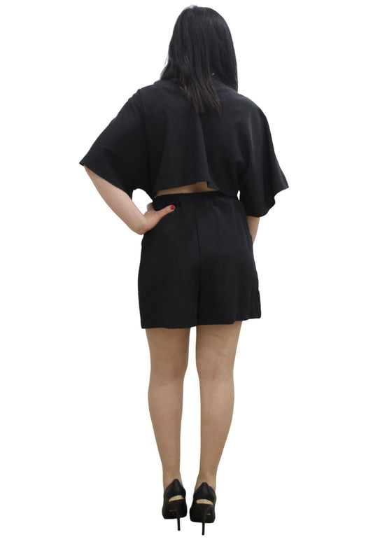 Tuta Jumpsuit Manica 3/4 Donna Gaudi Corta 311BD25025