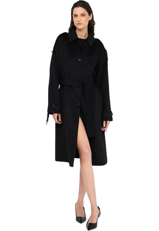 Cappotto Trench Donna Liu Jo Con Frange  CF5058T4627