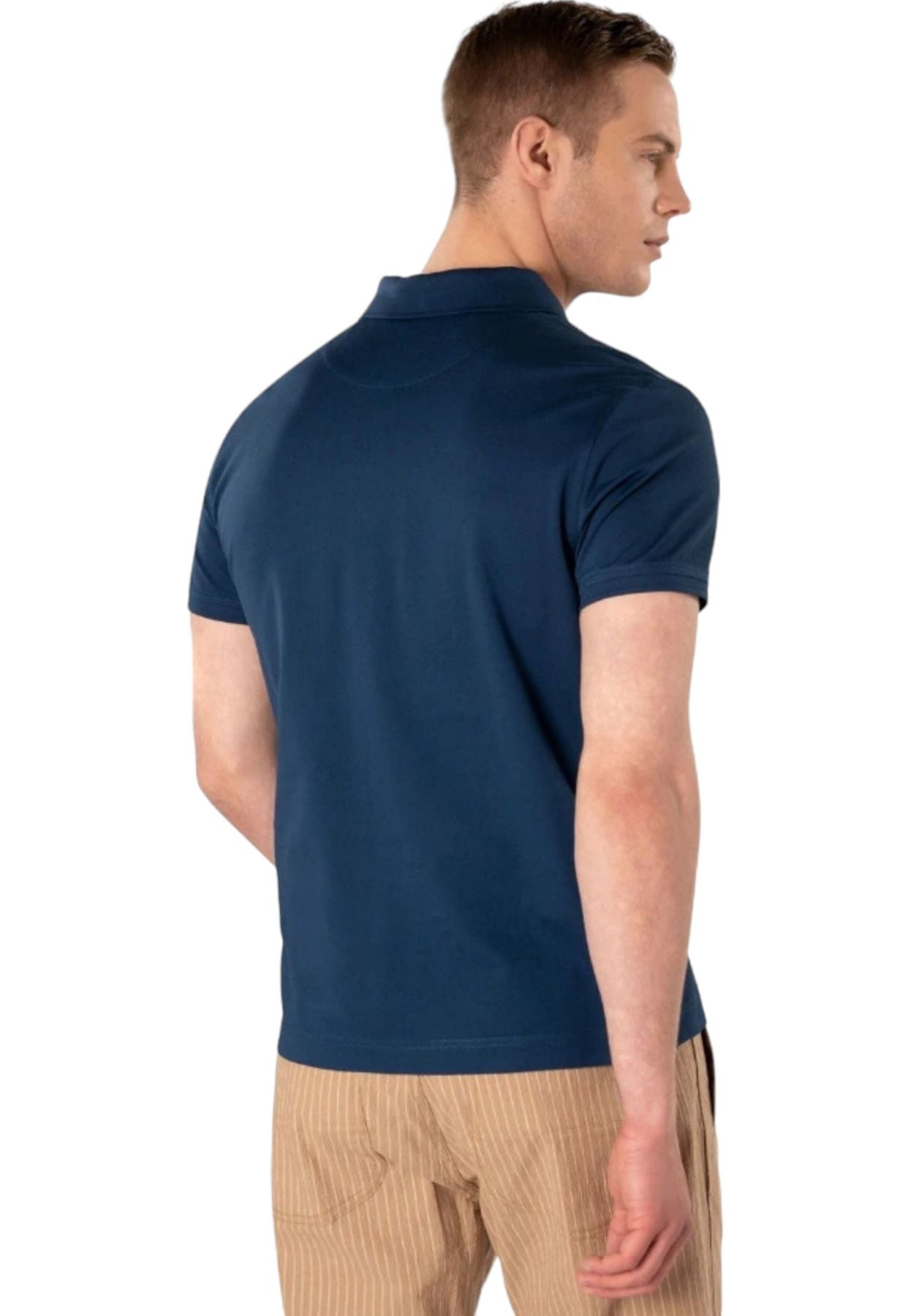 Polo Manica Corta Uomo Harmont & Blaine Con Lettering E Logo LRL030021148