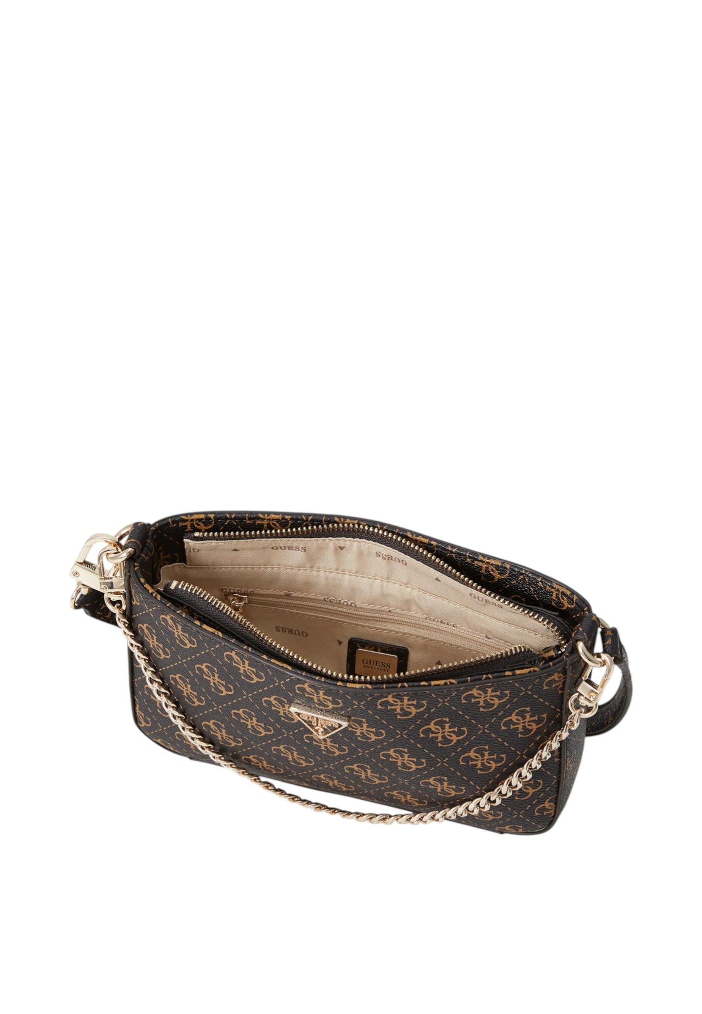Borsa A Spalla Donna Guess Mini Top Zip Shoulder Bag Noelle Ii HWQG9672720