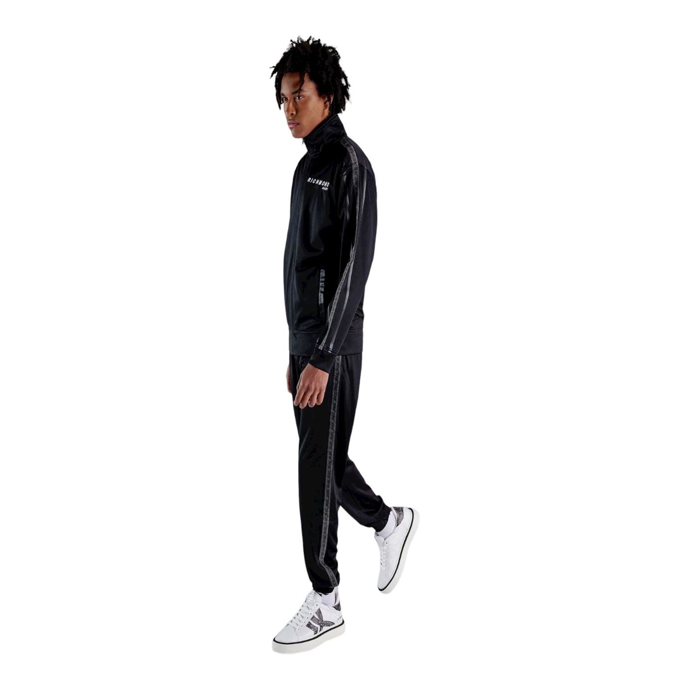 Felpa Con Zip Uomo John Richmond A Collo Alto UMA22091FE