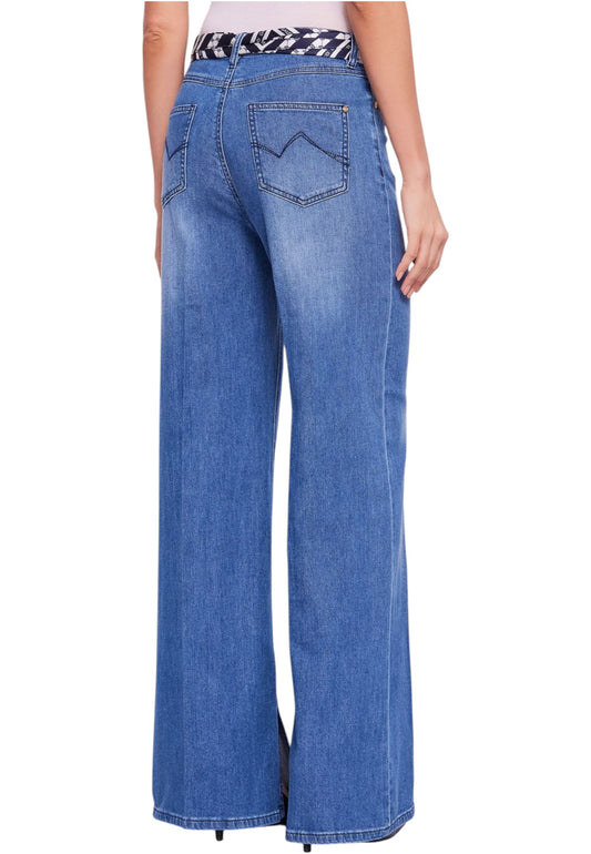 Jeans Wide Leg Donna Gaudi