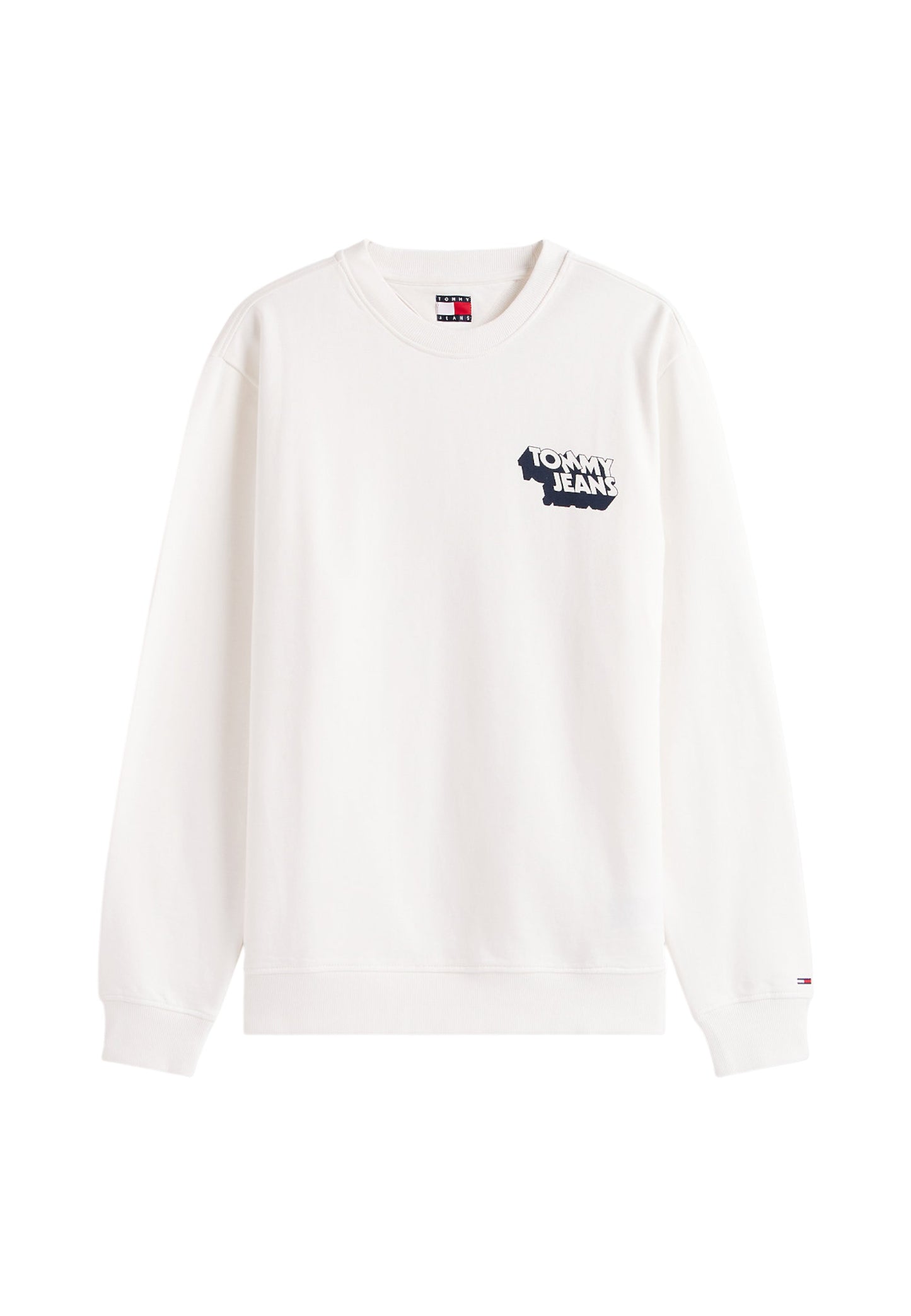 Felpa A Girocollo Uomo Tommy Jeans Tjm Regular Stack DM0DM21640
