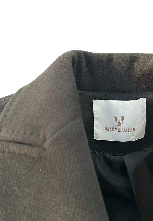 Cappotto Donna White Wise Baronetto Con Punto Mf WW18450