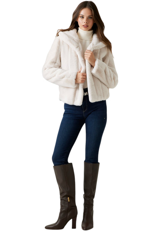 Pelliccia Sintetica Donna Guess New Sophy W0BL0NWDCH0