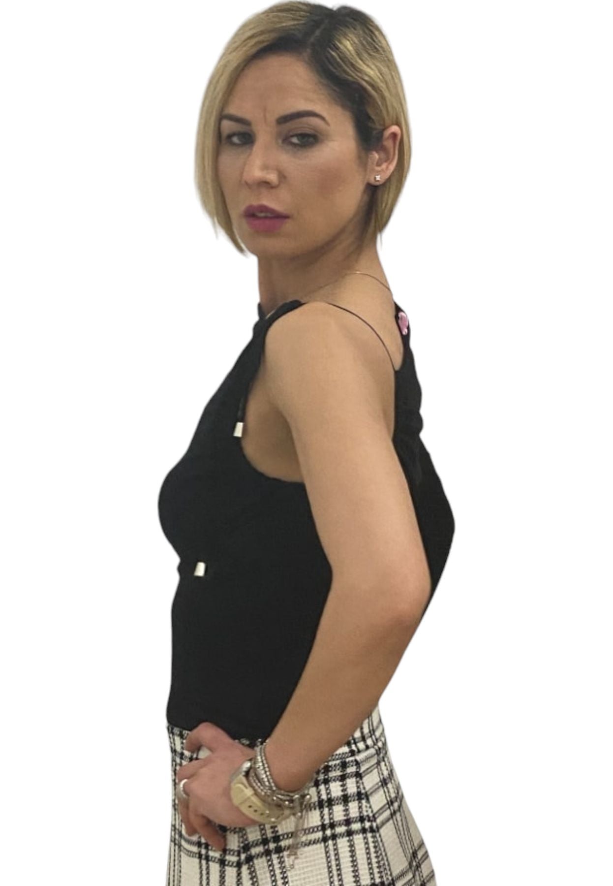 T-Shirt Manica lunga Donna Denny Rose Spalla Scoperta 211DD60007