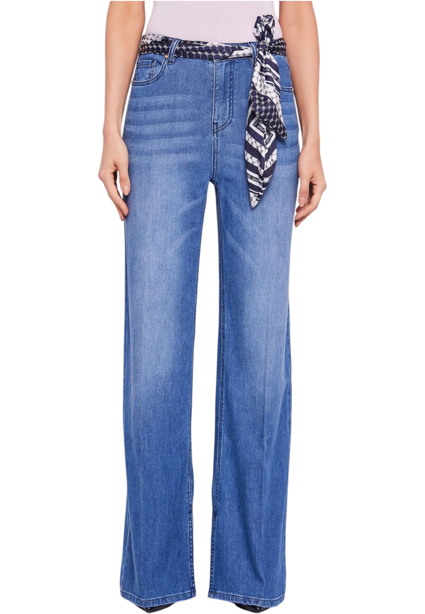 Jeans Wide Leg Donna Gaudi