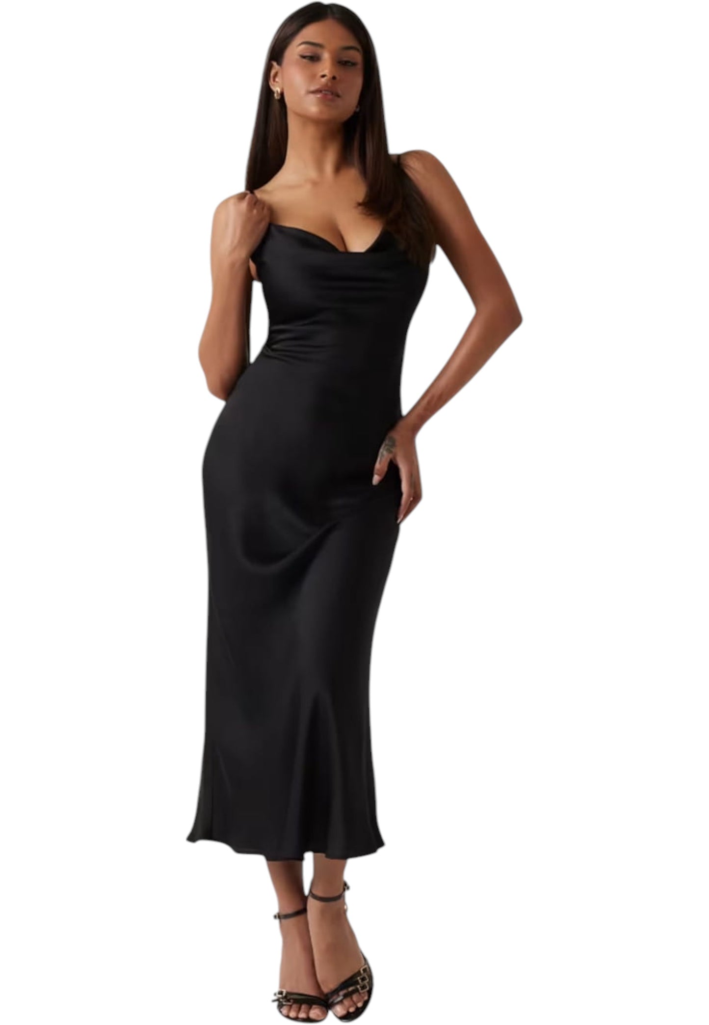 Vestito Lungo Donna Guess New Akilina