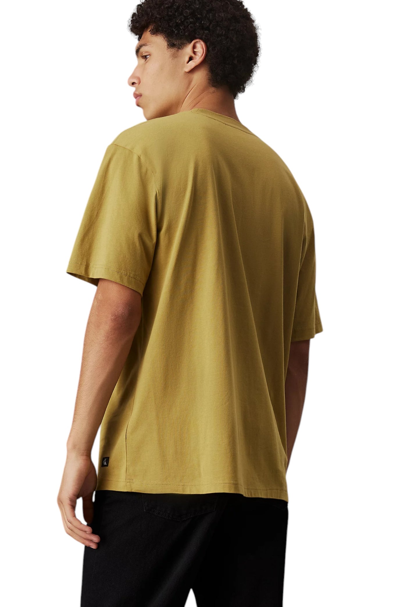 T-Shirt Manica Corta Uomo Calvin klein Jeans  Woven Label Relaxed