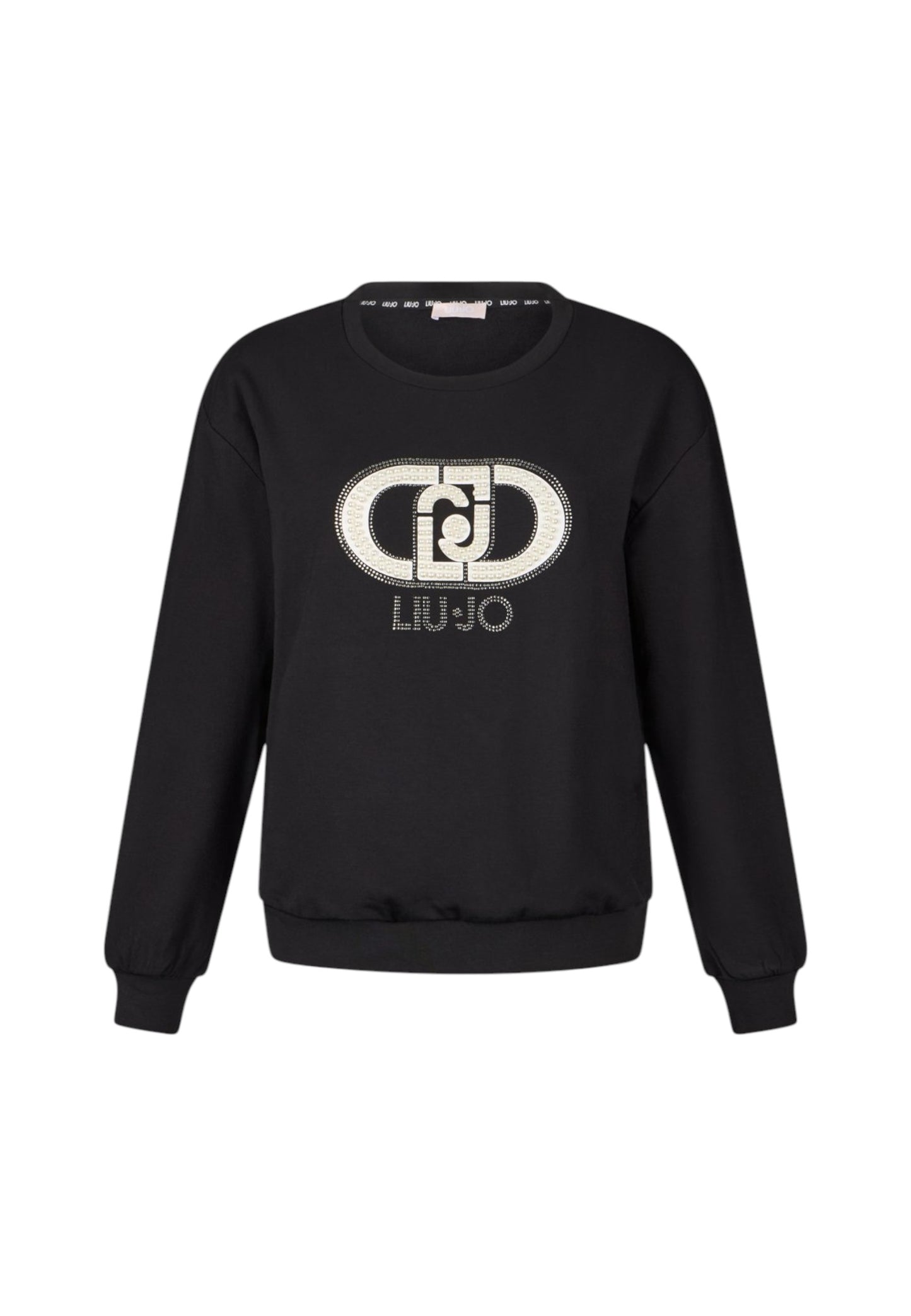 Felpa A Girocollo Donna Liu Jo Con Perle TF5154FS576