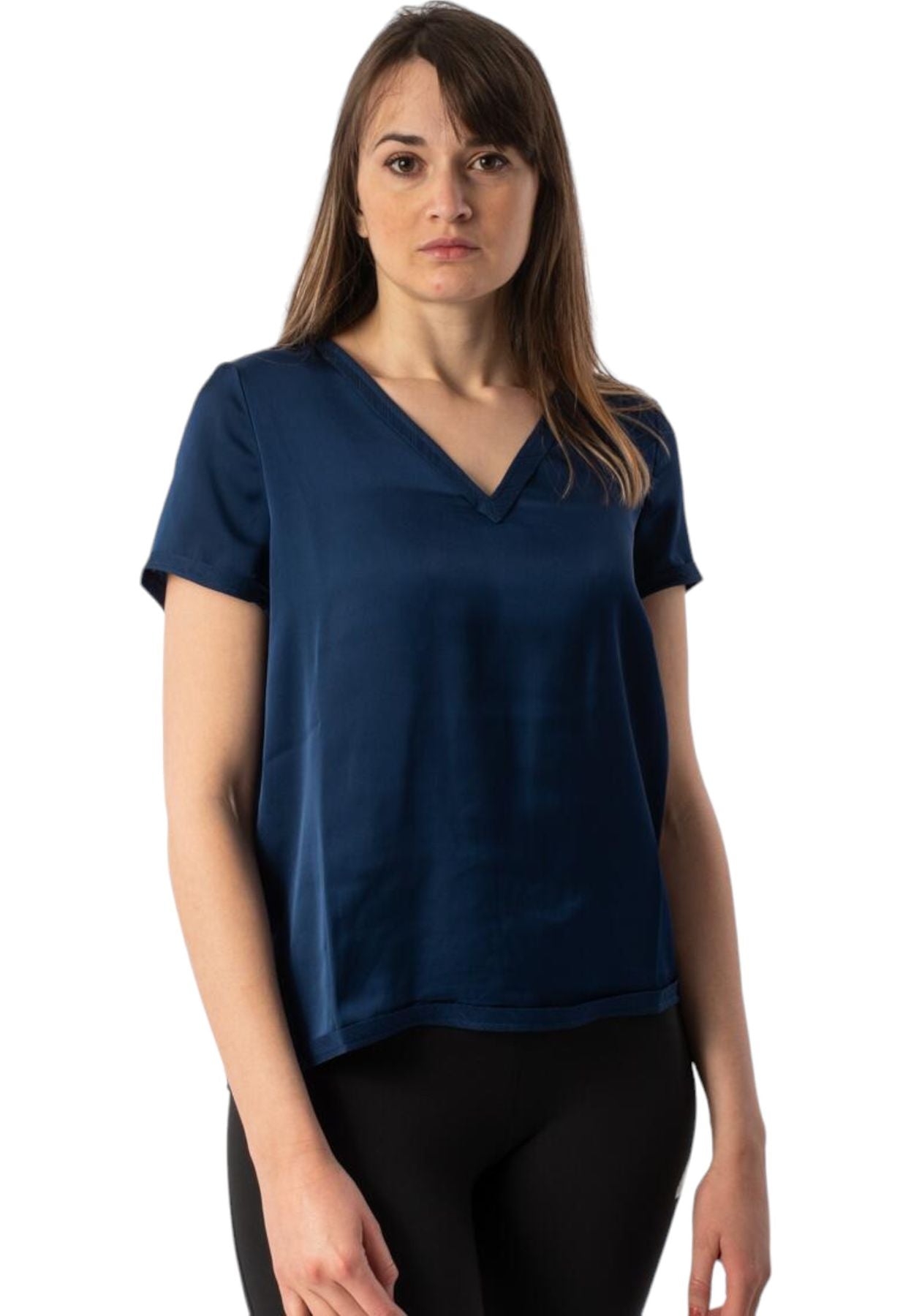 Blusa Manica Corta Donna Kocca Kusanga P24PBL1428ABUN0000