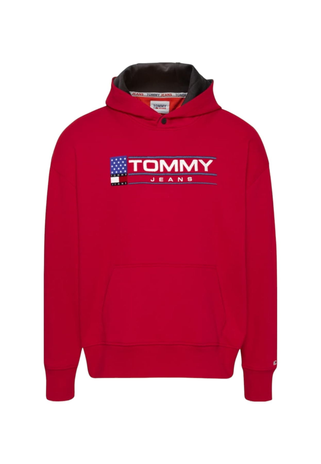 Felpa Con Cappuccio Uomo Tommy Jeans Rlx Modern Sport DM0DM15685
